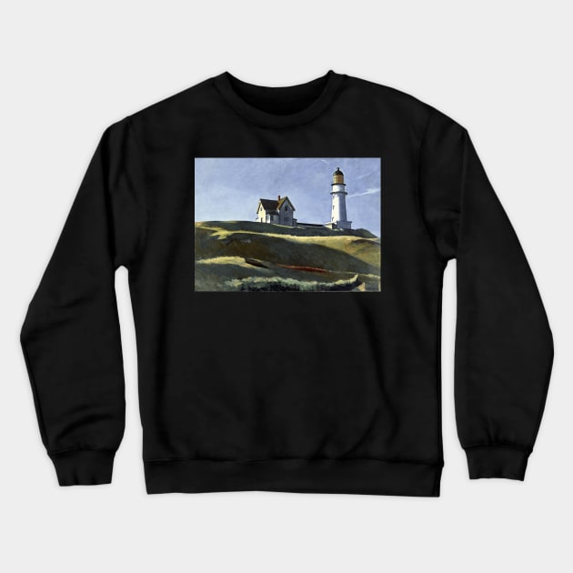 High Resolution Edward Hopper Lighthouse Hill 1927 Crewneck Sweatshirt by tiokvadrat